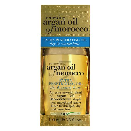 OGX Extra Strength Renewing Moroccan Argan Oil Penetrating Hair Oil Serum- 3.3 fl oz - 022796916167