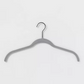 LIKE NEW 10pk Shirt Flocked Hangers -Gray - 1919087538051