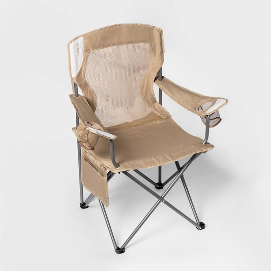 Outdoor Portable Mesh Chair Tan - Embark? - 886783007456