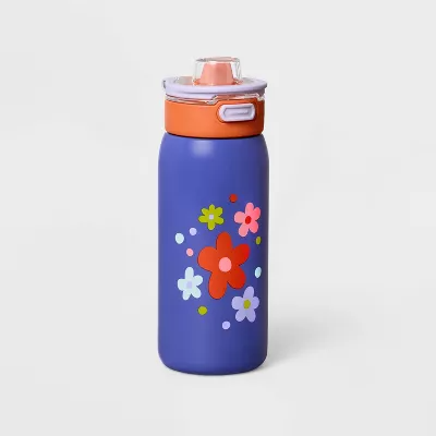 Kids' 14oz Stainless Steel Water Bottle Daisy - 198101020444