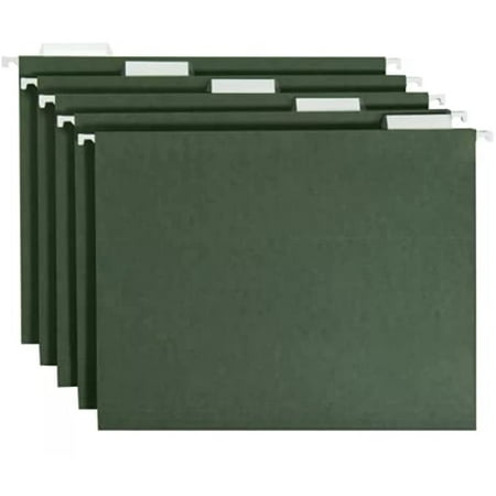 LIKE NEW 20ct Hanging File Folders Letter Size- Green - 0864865000291