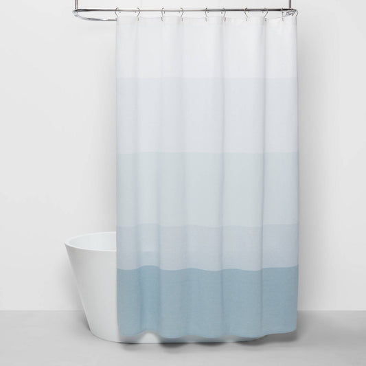Shower Curtain Ombre Aqua - 191908881249