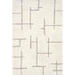 Off White 5 ft. x 8 ft. Masami Contemporary High-Low Wool Area Rug - 193981747436