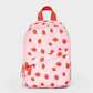 Kids' 11" Mini Backpack with Strawberries and Diagonal Zipper - Pink - 197543648841