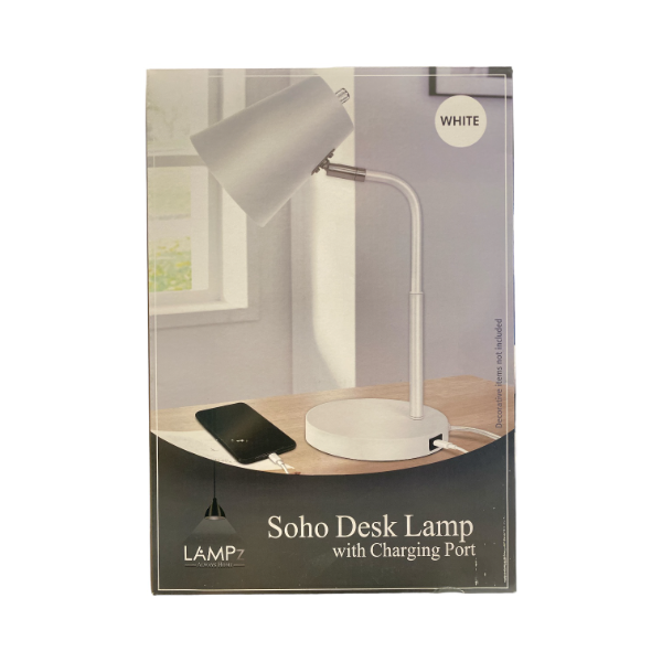 Soho Desk Lamp White - 847279066050