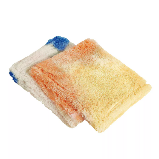 Teen Tie Dye Faux Fur Throw Blanket - Makers Collective - 041808184158