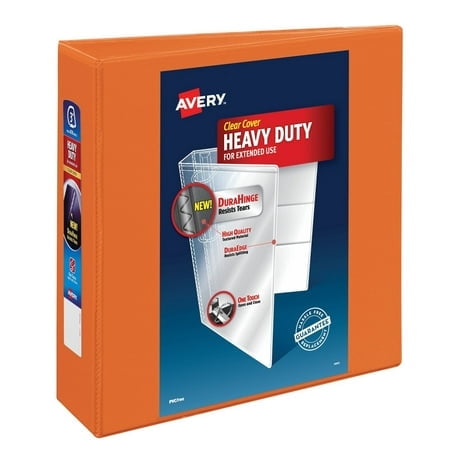 Avery 670 Sheet 3  Ring Binder Orange - 077711794825