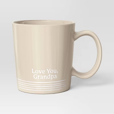 16oz Father's Day Stoneware Love You Grandpa Mug - 810136770087