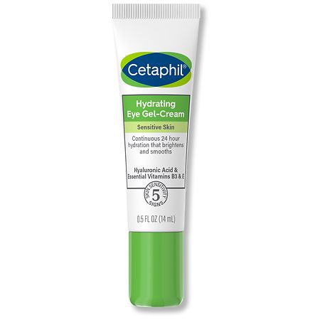 Cetaphil Hydrating Eye Gel-Cream With Hyaluronic Acid 0.5 oz Brightens & Smooths Under Eyes - 302993889168