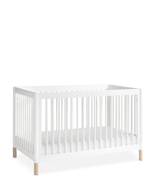 Babyletto Gelato 4-in-1 Convertible Crib with Toddler Rail - White - 048517819135