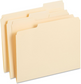 3-Tab Reinforced File Folders 250ct - 718103409322