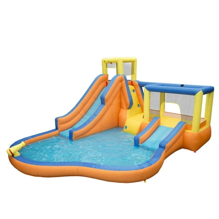 Banzai Inflatable Slide  N Bounce Spash Park Water Park - 3 Levels of Fun! - 191124571320