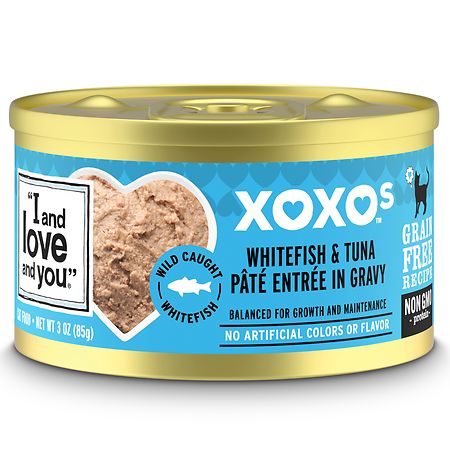 I and Love and You XOXOs White Fish & Tuna Wet Cat Food - 3oz - 818336013577