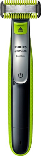 Philips Norelco - OneBlade Face + Body hybrid electric trimmer and shaver, QP2630/70 - Black, Green, Silver - 075020072443