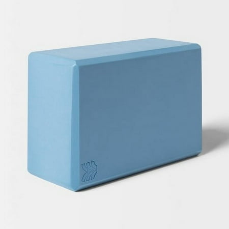 yoga block sky blue 9 x 6 x 4 - 018713638342