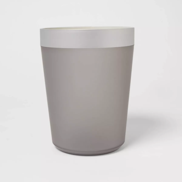 Wastebasket Gray - COSMETIC DAMAGE - 490640502369