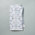 Geo Medallion Hand Towel Faded- Blue- 1ct - 042075606381