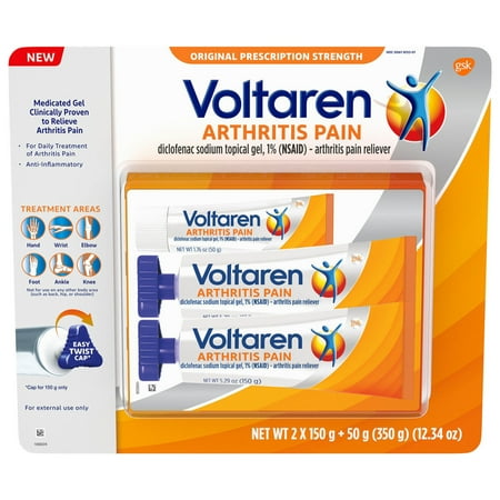 Voltaren Topical Arthritis Pain Relief Gel (5.3 oz. 2 pk. + 1.7 oz.) - 300671202308