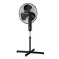 Holmes 16" Oscillating 3 Speed Manual Stand Fan Black - 694501120864