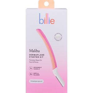 Billie Malibu Dermaplane Starter Kit, 1 Handle + 3 Blade Refills | CVS - 840315500976