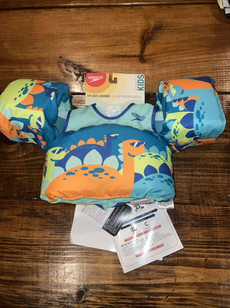 Speedo Splash Jammer Life Jacket Vest - Dino - 196555193986