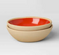 2pk 4oz Melamine Mini Snack Bowl Set Orange/Yellow - 197543581858