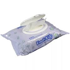 Fresh'N Up Flushable Moist Wipes- 60ct/1pk - 0712878710654