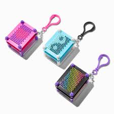 Grin Studios Pin Art Mini Keychain- Assorted Colors And Style- 1ct - 840023710490