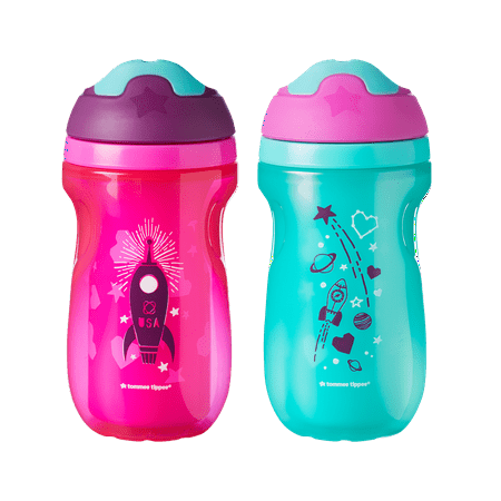 Tommee Tippee Insulated Sippee Toddler Tumbler Cup, 12+ months ? 2pk - 666519490338