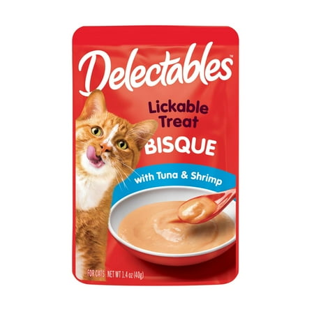 Delectables Lickable Cat Treat - Bisque Tuna & Shrimp 1.4 oz. - 032700152314