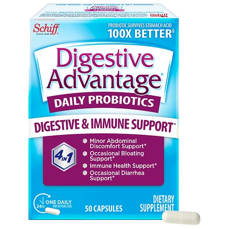 Digestive Advantage Daily Probiotic - Survives Better than 50 Billion - 50 Capsules - 020525181671