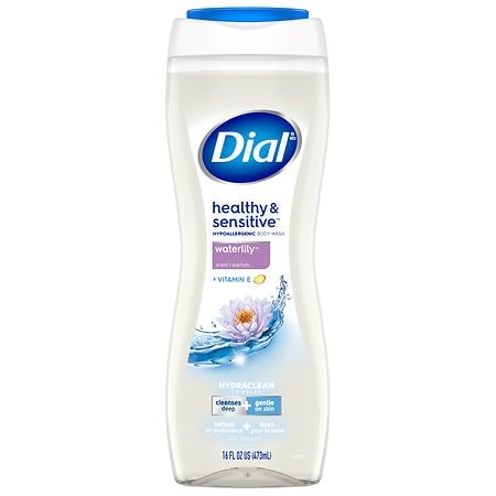 Dial Clean + Gentle Body Wash Waterlily 16 fl oz - 017000312392