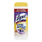 Lysol Dual Action Disinfecting Wipes Citrus 35ct - 019200811439