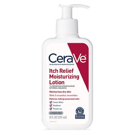 CeraVe Itch Relief Moisturizing Lotion for Dry and Itchy Skin Unscented - 8 fl oz - 3606000537637