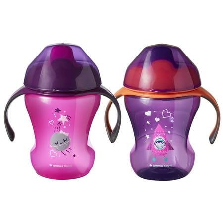 Tommee Tippee Infant Trainer Sippee Cup 7+ months 2 pack (Colors & Designs Vary) - 666519490116