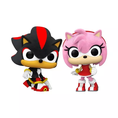 Funko POP! Games: Sonic The Hedgehog Shadow & Amy Rose Figures - 2pk - 889698767897