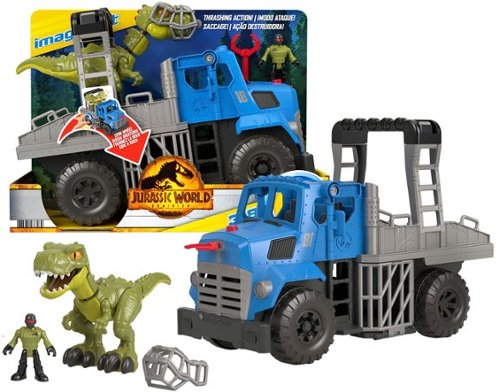 Fisher-Price Imaginext Jurassic World: Dominion Break Out Dino Hauler Vehicle - 887961933482