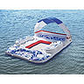 Floating Island With Canopy- Patriotic Tie Dye - 193968269654