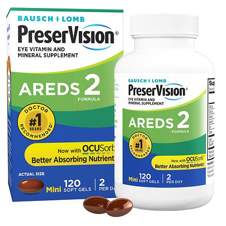 Preservision Areds 2 Eye Vitamin and Mineral Softgels - 120ct - 324208697627