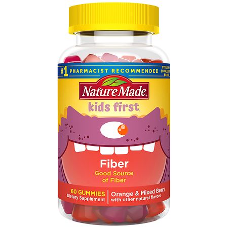 Nature Made Kids' First Fiber Gummies - 60ct - 031604002916