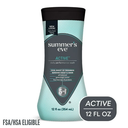 Summer?s Eve Active Daily Performance Feminine Wash  pH Balanced  12 fl oz - 041608000870