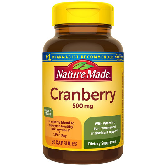 Nature Made Cranberry 500mg Capsules - 60ct - 031604004774