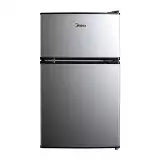 Midea 3.1 cu ft Compact Refrigerator Stainless Steel - 840296505311