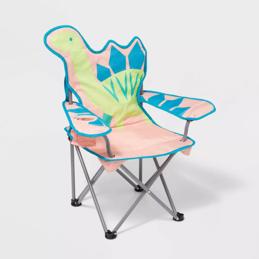 Kids' Dino Character Portable Camp Chair - 886783007869