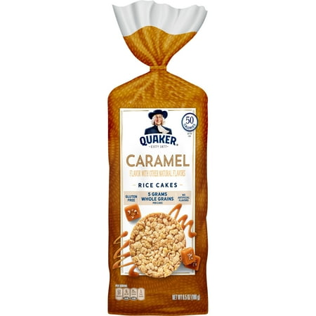 Quaker Rice Cakes Caramel Corn 6.5 Ounce Plastic Bag - 030000169100