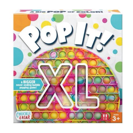 Chuckle & Roar Pop It! XL The Jumbo Never-Ending Bubble Popping Fidget and Sensory Game - Tie Dye - 079346623204