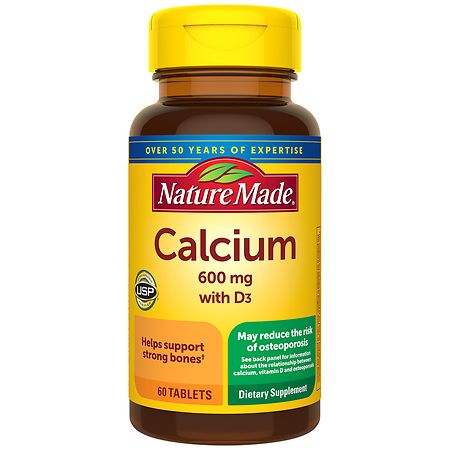 Nature Made Calcium 600 mg Tablets 60.0 CT - 031604014735