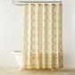 Butterflies Printed Shower Curtain Yellow - 042075642945