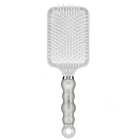 Conair Gel Grip Nylon Bristle Paddle Hairbrush with Comfy Handle Colors Vary - 074108726049