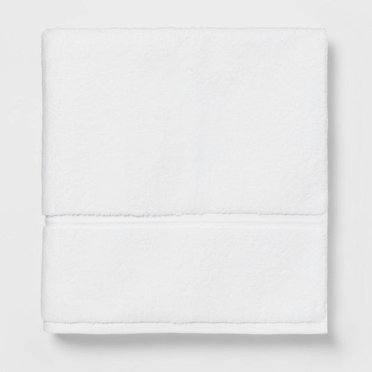 Spa Plush Oversized Bath Towel White - 196761594374